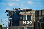 My upload #1000: Close-up of NS 1630 / SD40-2 High-Hood